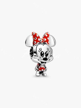 Disney Minnie Mouse Dotted Dress & Bow Charm